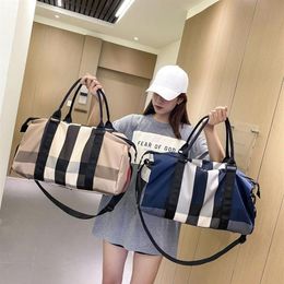 Duffel Bags Yoga Gym Bag For Women Design Brand Travel Nylon Airport Large Capacity Clothes Holiday Weekend Handbag Sac306Z