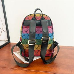 Christmas New Women's Backpack Palm Springs fashion Crossbody Bag Colourful Men Women Bags Letter printing Handbags272e