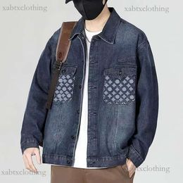 Doudoune pranda Jacket Mens Denims High Quality Locomotive Style Man Coat Jeans Long Sleeves Designer L brand V Jackets Outwears Coats