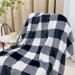 Blankets Coral Fleece Winter Small Blanket Flannel Cartoon Children'S Air Conditioning Bed Sheet Stroller Nap Cover