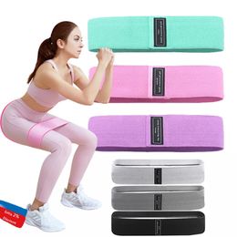 Yoga Stripes Fitness Resistance Band Buttocks Expansion Cloth Rubber Elastic Expander Suitable For Home Exercise Sport Equipment 231104