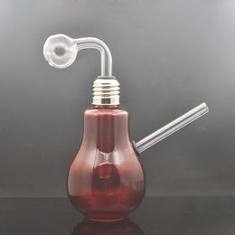 Wholesale Dab Rig Glass Oil Burner Bong Water Pipes with Recycler Ash Catcher Bongs with Replaceable 30mm Oil Burner Pipe Factory Price Best Smoker Cigarette Tools