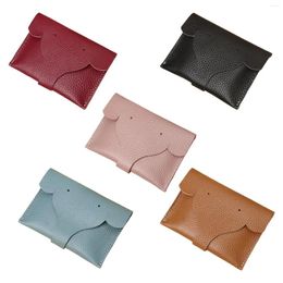 Wallets Small Women Ladies Wallet Snap Button Organiser Student PU Leather Handbag