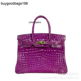 Designer Bags Handbags 30 High Gloss Nile Crocodile Skin Womens Bag Fashion Trend Handbag Arch Bead Technology Rcmq Aveh Large