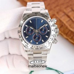 Automatic Watch Clean Factory High Quality Mens Chronograph Watch Design Designer Watch 40mm Dial 4130 Top Mechanical Movement Watch Ceramic Bezel 904l Yxe4x