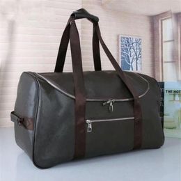 High quality 55cm women men duffle bag luggage duffel large capacity baggage waterproof handbag Casual Travel Vintage classics257H
