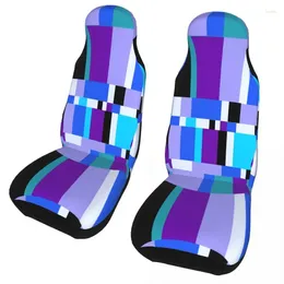 Car Seat Covers Africa Stripe Geometry Universal Cover AUTOYOUTH Front Rear Flocking Cloth Cushion Polyester Protector