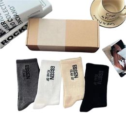 Men's socks, sports socks, fashionable women's high-quality pure cotton classic letters breathable 100% pure cotton basketball football outdoor socks n24