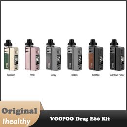 Original VOOPOO Drag E60 Kit 60W Vape 2550mAh Battery 4.5ml PNP Pod II 2 Pnp Coil E Cigarette Vaporizer