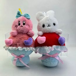Wholesale cute bunnies bouquet plush toys Children's games Playmates Holiday gifts room decoration claw machine prizes kid birthday Christmas gift