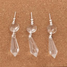 30pcs lot Large Clear Chandelier Glass Crystals Lamp Prisms Parts Hanging Drops Pendants Jewelry Findings Components256G