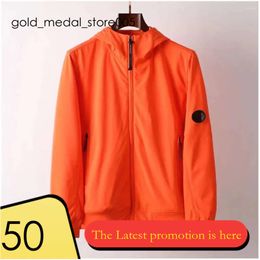 cp Men's Casual Jacket Waterproof Quick-Drying Streetwear Hoody Soft Shell High Quality Coats 800 153