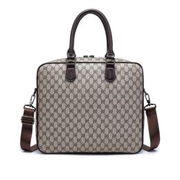 Design 14 Inch Laptop Briefcase Business Handbag for Men Large Capacity Women Messenger Shoulder Bag288M