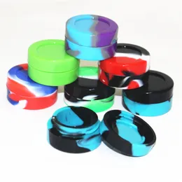 wholesale Nonstick Wax Containers FDA Approved Silicone Box 7ml Food Grade Jars Dab Tool Storage Jar Oil Holder For Vaporizer