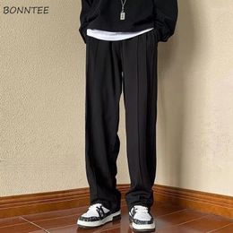 Men's Pants Striped Straight Casual For Men Wide Leg Pant Cool Teen BF Fashion Streetwear Harajuku Y2k Trendy Loose Vitality All-match