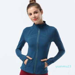 LU-088 2023 Yoga Jacket Women's Define Workout Sport Coat Fitness Jacket Sports Quick Dry Activewear Top Solid 23 Up Sweatshirt Sportwear12511