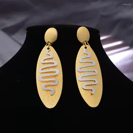 Hoop Earrings Wando For Women Girls Dubai Luxury Metal Gold Plated African Jewellery Wedding Arabic