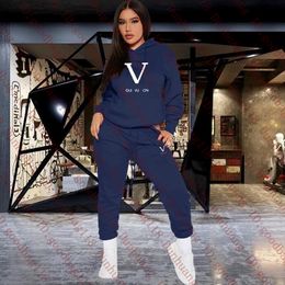 Women Two Piece Set Designer Sports suit Female Pullover Tops And Long Pants Luxury 2 PCS letter Printed Tracksuit Fashion Women Sports Jogging Tracksuits
