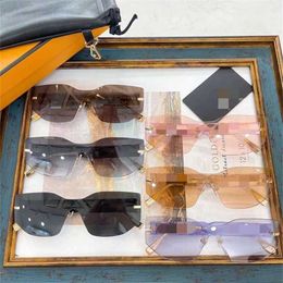 High Quality New product F family Sunglasses INS Internet celebrity same FE40066U one-piece fashion sunglasses trend