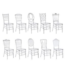 Crystal Wedding Acrylic Chair Outdoor Events Hotel Banquet Decoration PC Chairs ZZ