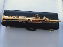 New arrival Straight Professional level Soprano Saxophone S-992 Bb Musical instrument Sax With case AAA