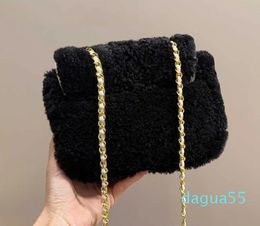 Purse Luxury Handbag Lambswool Shoulder Bags Fashion Small Cross Body Tote Bag Wallet