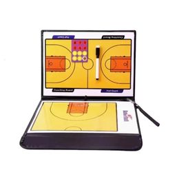 Wrist Support Folding Tactical Basketball Board Magnetic Portable Competition Game Training Magnet Clipboard 231202