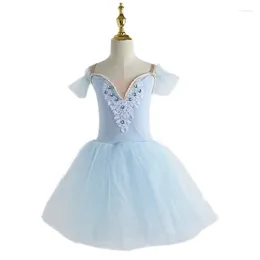 Stage Wear Professional Ballet Dress For Girls Kids Romantic Tutu Performance Clothing Ballerina Contemporary Dance Costumes