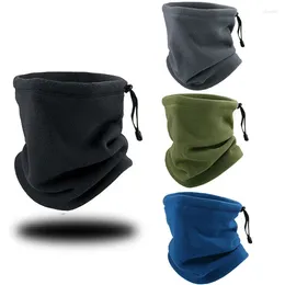 Bandanas Warm Winter Windproof Tube Scarves ForFace Snowboard Ski Buff Fleece Scarf Drawstring Neck Sleeve Men Bandana