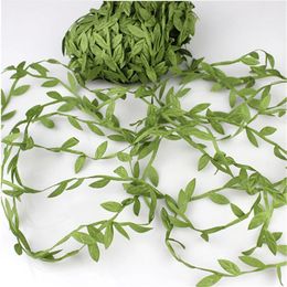 Decorative Flowers Wreaths Artificial Green Leaves Vines Hanging Plants Tree For Christmas Wedding Party Gift Box DIY Garland Decoration Accessories 231202