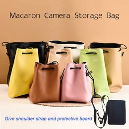 Camera bag accessories Camera Lens Bag Pouch Case for Fuji DSLR Pography Accessories Shoulder Bag With Shoulder Strap 231204