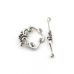 50 Sets Antique Silver Zinc Alloy OT Toggle Clasps For DIY Bracelets Necklace Jewelry Making Supplies Accessories F-69235w