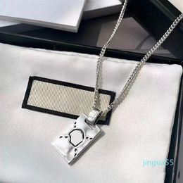 Desingers Necklace Fashion Charm Retro Style Top Quality Silver color Leisure Pendants for Unisex Jewelry Supply good nice202o