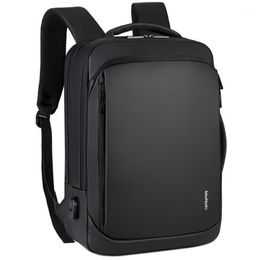 Laptop Backpack Mens Male Backpacks Business Notebook Mochila Waterproof Back Pack USB Charging Bags Travel Bagpack1292R