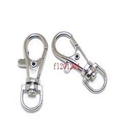 3 8cm Nickel Plated Key Rings Lobster Clasps Clips Snap Hooks Keychain Key Ring Metal Key Holder 1000pcs lot252S