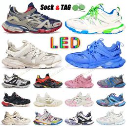 2024 tops track led 3.0 2.0 casual shoes designer mens womens fashion walk tracks runner sneakers platform bottom full black and white pink yellow grey loafers traienrs