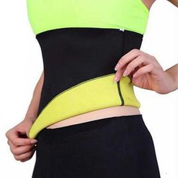 Waist Tummy Shaper S-3XL Hot Waist Band Gym Fitness Sports Exercise Waist Support Pressure Protector Body Building Belt Slim Item Sweat For Women