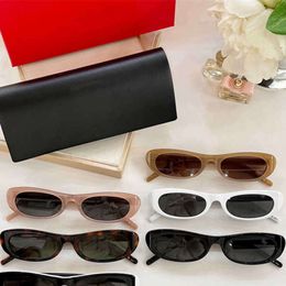 Designer Sl Sunglasses Luxury Brand Metal y Small Black Sunshade Mirror Frame Glasses Fashion Men and Women Quality Trend Sunglasses 557 with Box Tptf