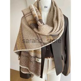 Scarves Designer Brand Bright Silk Stripe Shawl Fluffy Soft Wool Shawl Scarf for Women Hot Selling J231204