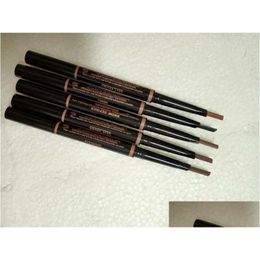 Eyebrow Enhancers In Stock Makeup Double Pencil Brow Definer Skinny Crayon Ebony/Soft Brown/Dark Brown / Medium Drop Delivery Health Dh2Tf