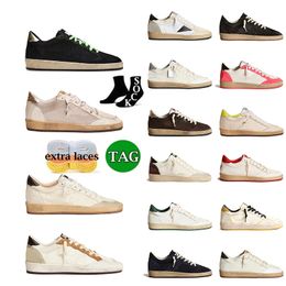 Hot Designer OG Casual Shoes Ball Stars Black White Italy Dirty Old Vintage BallStar Women SuperStar Mens Trainers Golden Top Quality Gooseit Casual Shoes