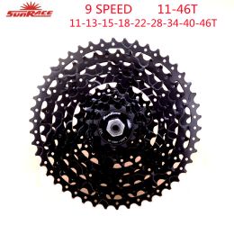 SunRace 9 Speed Bicycle Freewheel MTB Mountain Cassette Bike Parts 11-40T/11-46T/11-50T