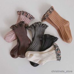 Kids Socks Fashion Children's Socks Ruffle Lace Kids Girls Ankle Sock Toddlers Baby Floor Sock Cute Frilly Socks For Girls Boot Sock