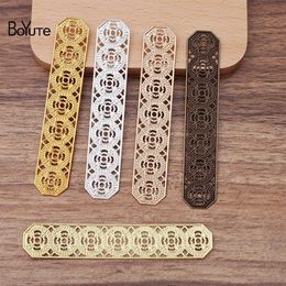 BoYuTe 30 Pieces Lot 82 15MM Metal Brass Stamping Plate Filigree Diy Hand Made Jewelry Findings Components214q