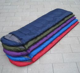 Adult Sleeping Bag Outdoor Sports Camping Hiking Mat Blanket Travel Camping Camping Sleeping Bag 5 colors KKA7984 ZZ