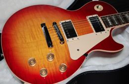 Hot sell good quality Electric Guitar 2013 Traditional Cherry Sunburst AA Flametop - Musical Instruments#00258