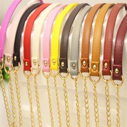 Bag Parts & Accessories DIY PU Chain Belt Shoulder Strap Replacement Purse Straps Small Handbags Purses Handle12244