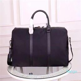 whole New canvas duffel Bags for men top quality classic travel luggage bag for man totes leather handbag fashion duffle bag309j