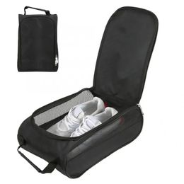Golf Bags Portable Travel Shoe Bag Large Capacity Shoes Storage Bags Breathable Shoe Organiser Sneaker Football Shoes 231204