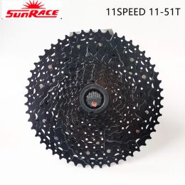 SunRace CSMX8 CSMS8 Bicycle Cassete 11Speed Wide Ratio MTB Bikes Cassette Freewheel 11-46T 11-51T Mountain Bicycle Sprockets